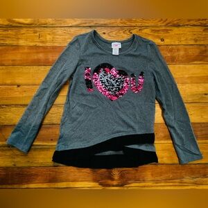 Girls Extremely Me Long Sleeve Top Size 10/12